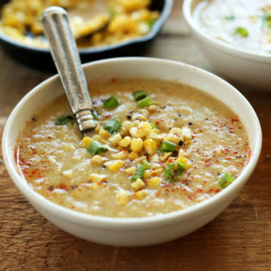Trini Corn Soup - Double Doubles